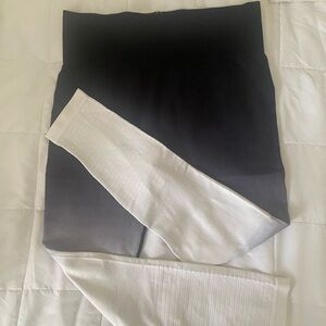 ZYIA Active Black Textured Leggings